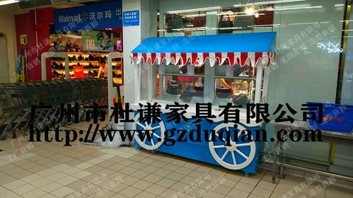 工廠定制龍灣廣場售貨亭戶外商品防腐木售貨車